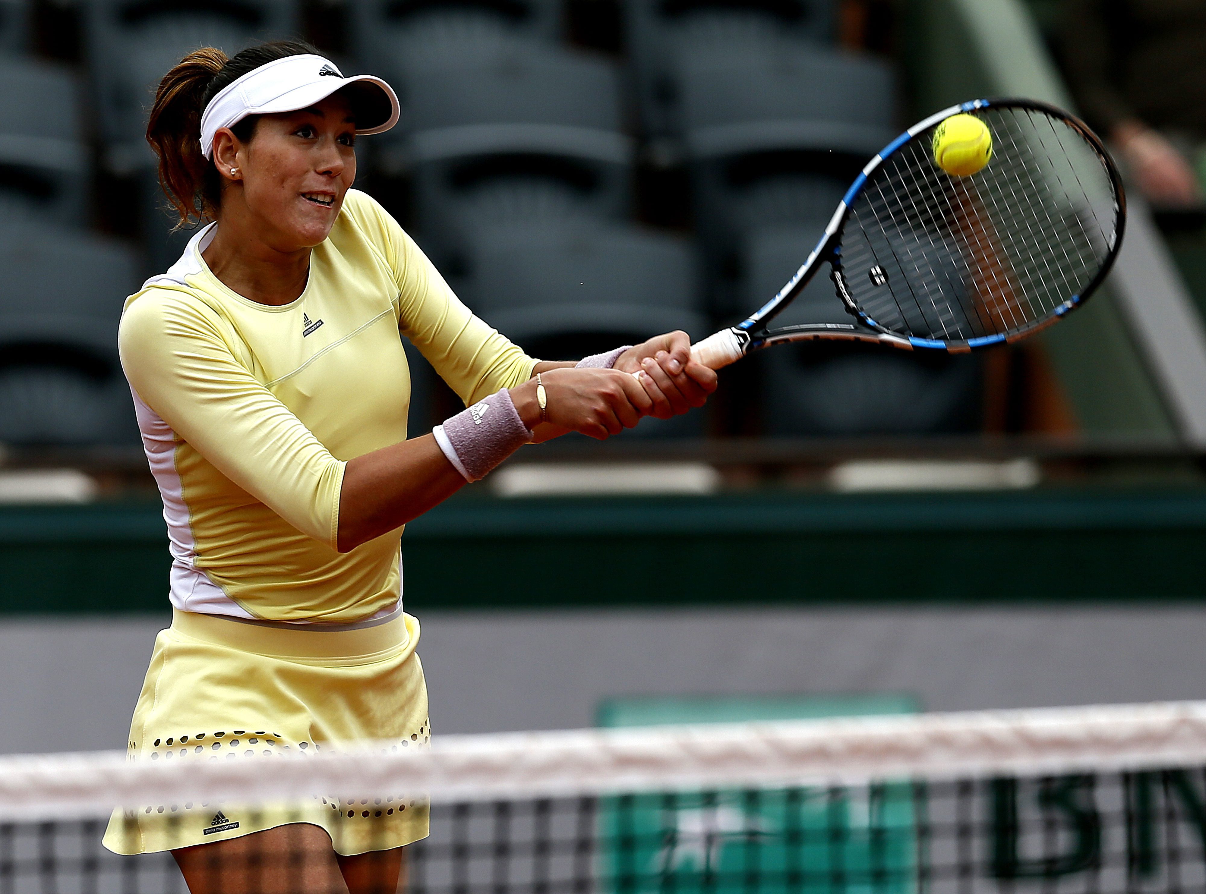 Fotografía de Garbiñe Muguruza octavos Roland Garros 2016