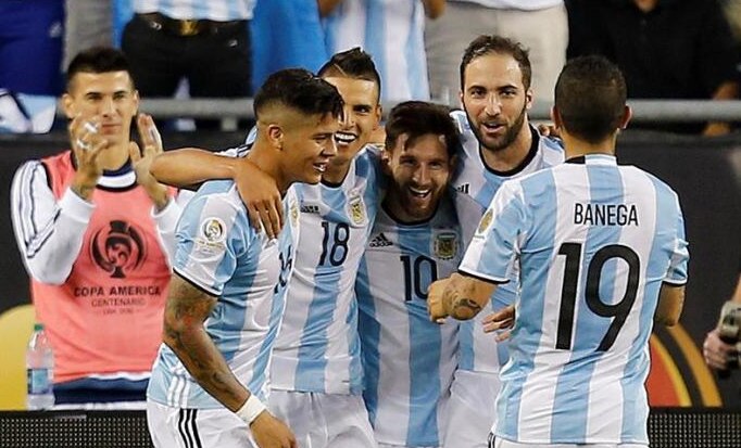 Leo Messi celebra un gol con Argentina en la Copa América | Foto: EFE Leo Messi celebra un gol con Argentina en la Copa América | Foto: EFE