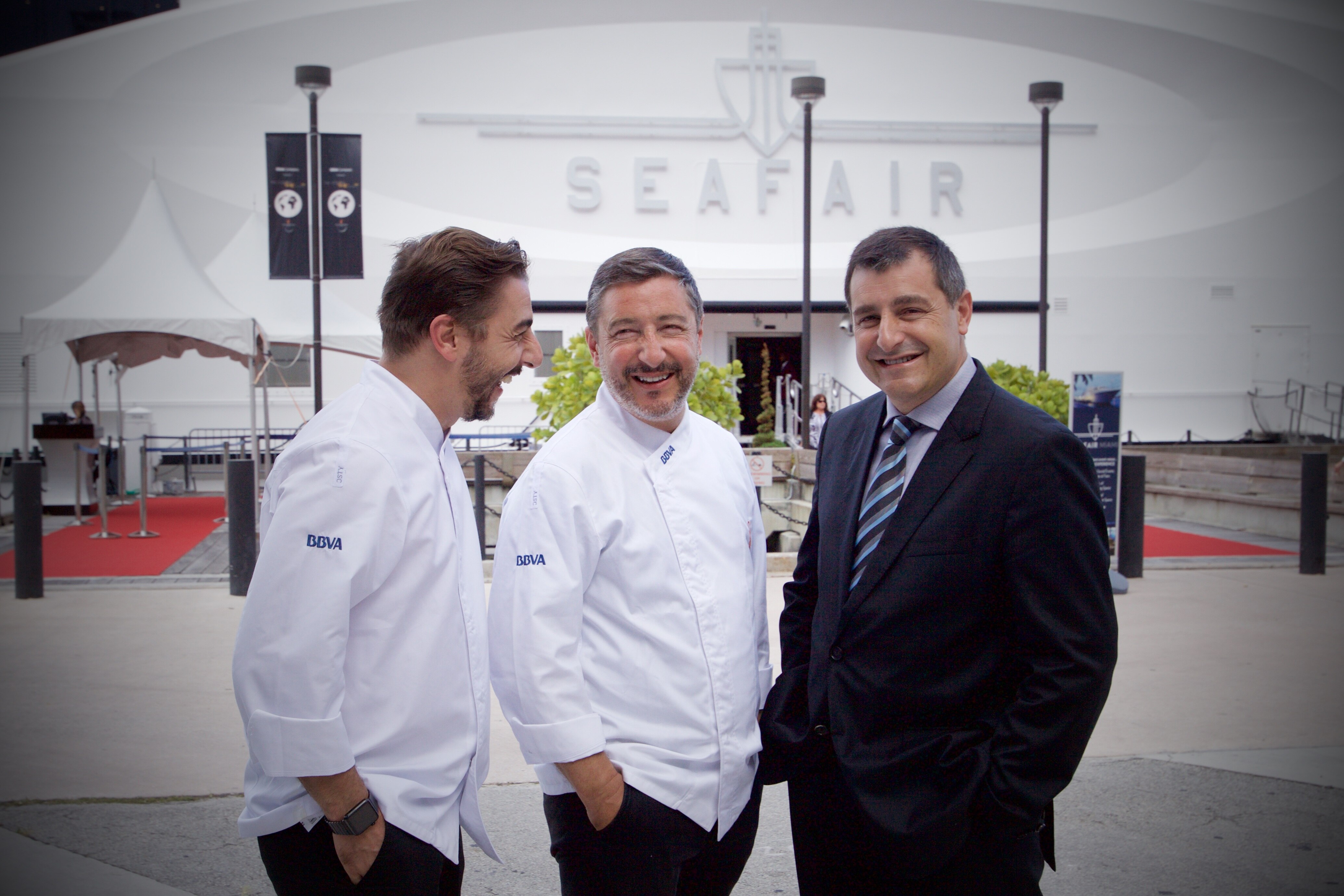 Los hermanos Roca en Miami durante la Gira BBVA- El Celler de Can Roca 2015 Fotografía de Los hermanos Roca en Miami durante la Gira BBVA- El Celler de Can Roca 2015