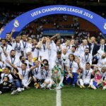El Real Madrid celebra la consecución de la Undécima / BBVA. Foto: EFE Fotografía de El Real Madrid celebra la consecución de la Undécima