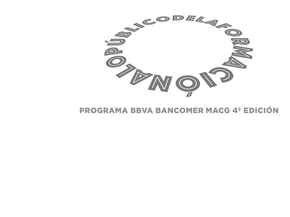 DelaFormacion a lo Publico Programa Bancomer MACG DelaFormacion a lo Publico Programa Bancomer MACG