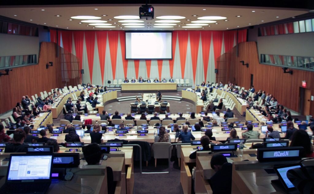 Fotografía de la sede del ECOSOC (ONU) del que FMBBVA es organismo consultor