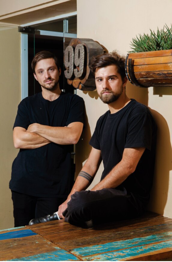 Kurt Schmidt y Gustavo Saez Kurt Schmidt y Gustavo Saez