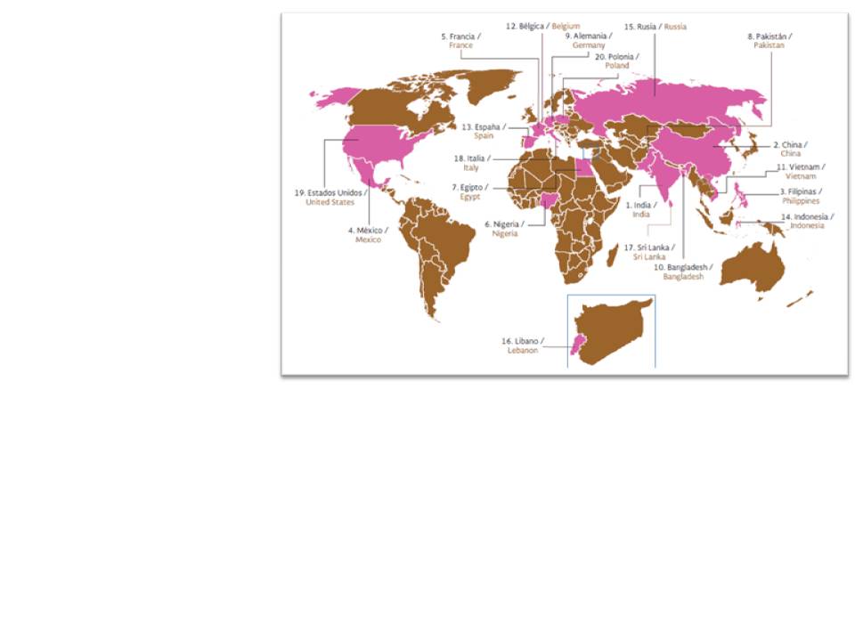 MAPA REMESAS INTERNACIONALES MAPA REMESAS INTERNACIONALES