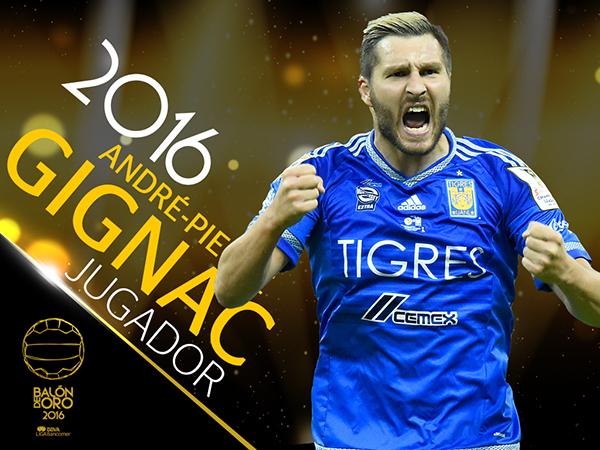 Andre-Piere Gignac Mejor jugador Balón de Oro Liga Bancomer Andre-Piere Gignac Mejor jugador Balón de Oro Liga Bancomer
