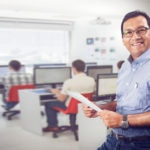 Romel Flores Buenaventura, de la empresa Macrotec Trainning Center, fue ganador de BBVA Camino al Éxito 2015 en la categoría Innovación. Fotografía de Romel Flores Buenaventura, de la empresa Macrotec Trainning Center, ganador de BBVA Camino al Éxito 2015 en la categoría Innovación.