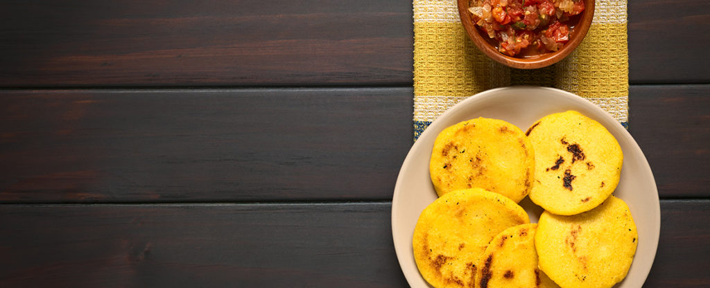 Arepa gastronomia venezuela alimentación sabor harina maiz Fotografía de Arepa gastronomia venezuela alimentación sabor harina maiz BBVA