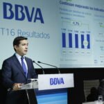 Fotografía de Carlos Torres Vila, consejero delegado de BBVA, en la rueda de prensa de resultados 2T 2016