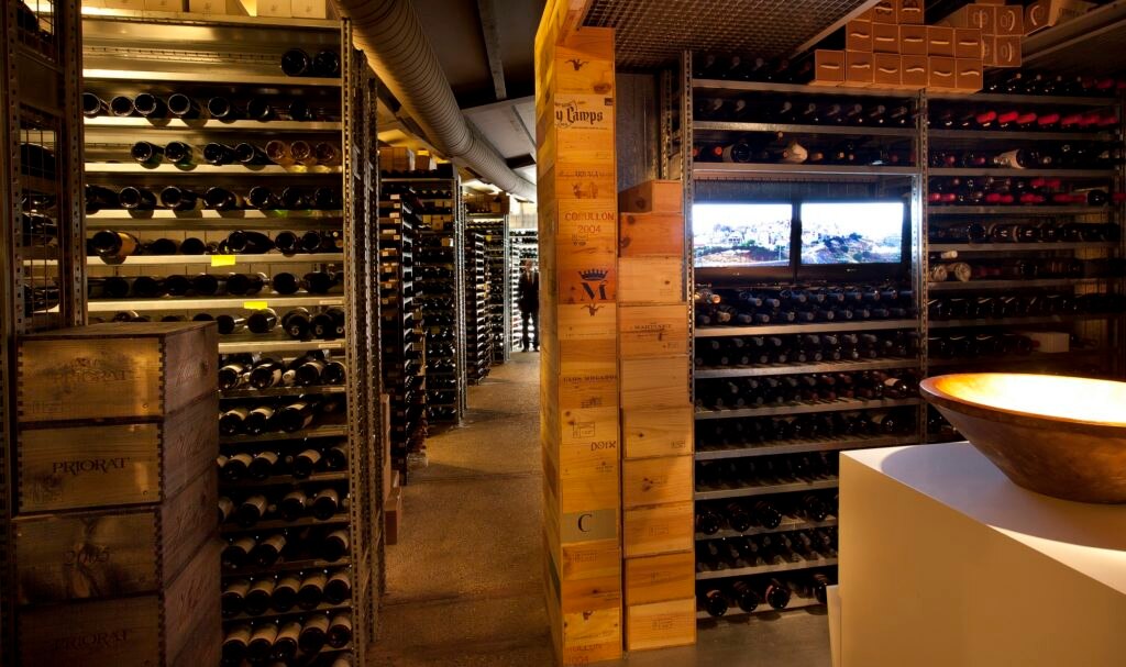 Bodega de El Celler de Can Roca Fotografía de la bodega de El Celler de Can Roca