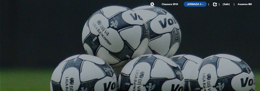 Balon oficial de la LIga Bancomer MX