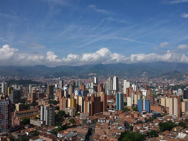 Fotografía tomada por Iván Erre Jota de la Ciudad de Medellín, Colombia, BBVA