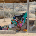 Dia tipico de una familia guajira, Colombia