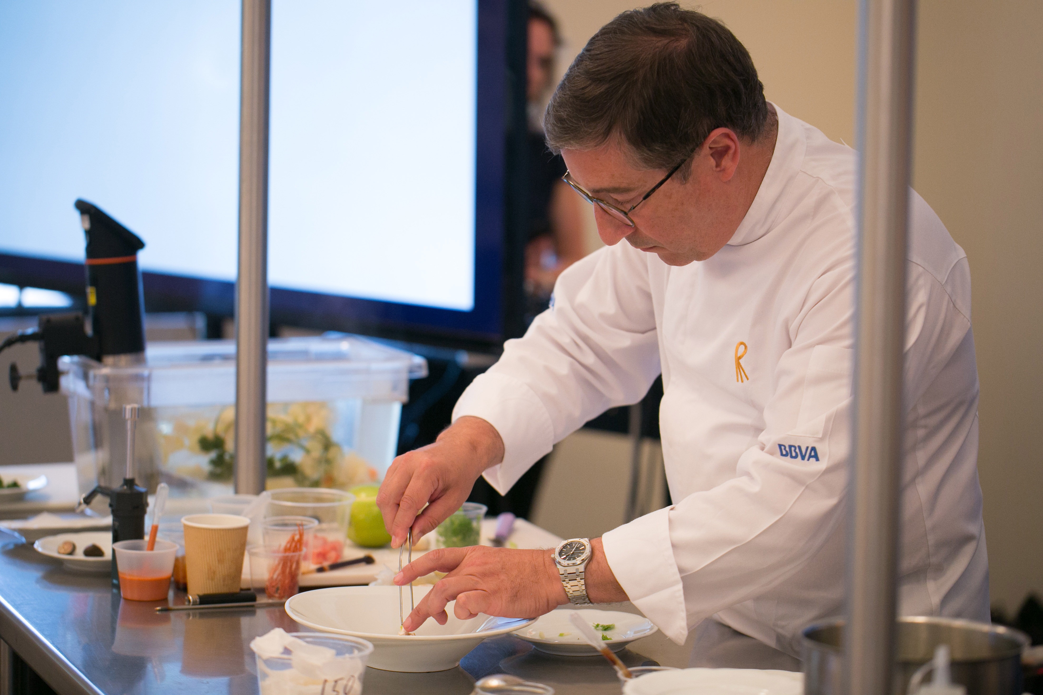 Joan Roca en la masterclass del Arizona Culinary Institute GIra BBVA 2016 Fotografía de Joan Roca en la masterclass del Arizona Culinary Institute GIra BBVA 2016 © 2016 Keith & Melissa Photographers