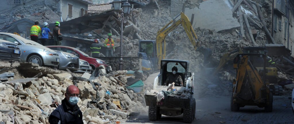 El pueblo italiano de Amatrice, después del devastador terremoto El pueblo italiano de Amatrice, después del devastador terremoto