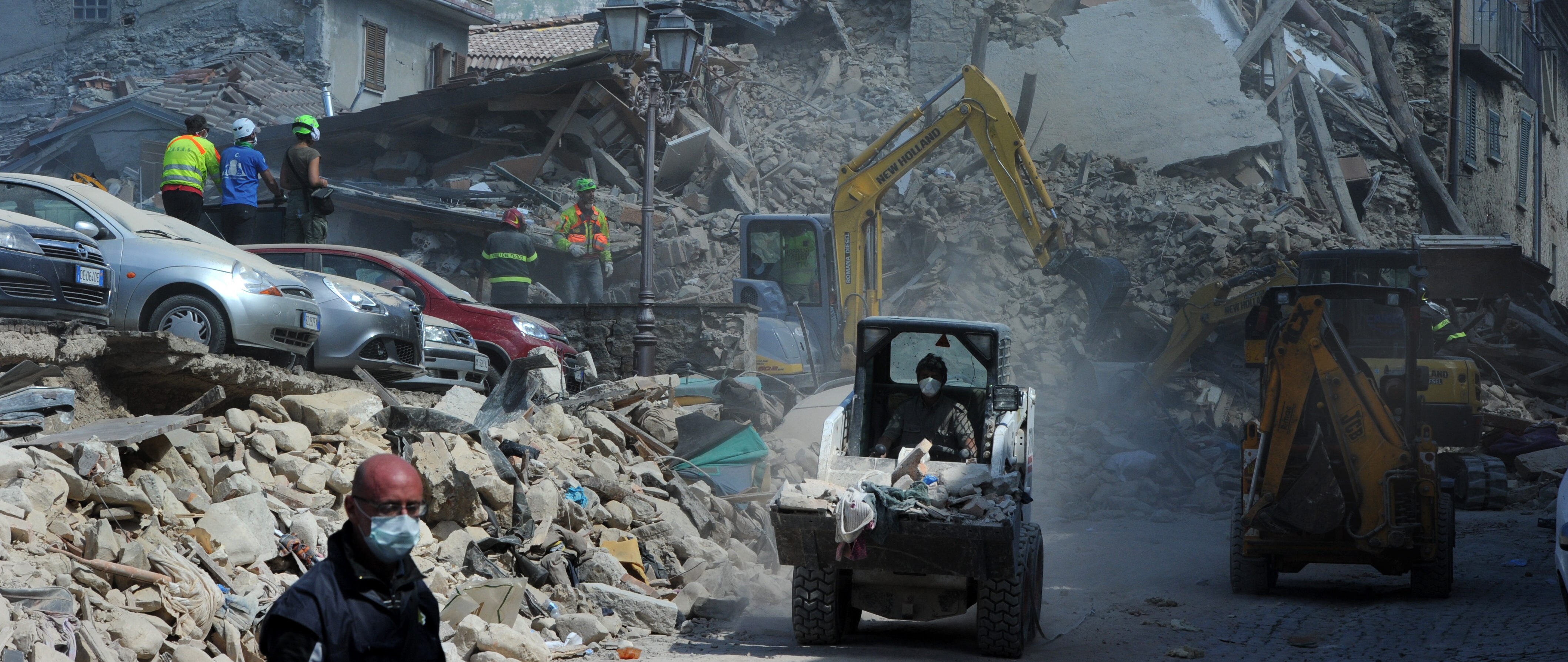 El pueblo italiano de Amatrice, después del devastador terremoto El pueblo italiano de Amatrice, después del devastador terremoto