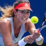 Garbiñe, durante las semifinales en Cincinnati | Foto: EFE