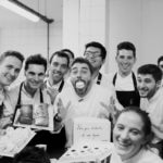 Fotografía de Jordi Roca con el equipo de El celler de Can Roca en la GIra BBVA 2015 por Buenos Aires copyright Gaby Herbstein