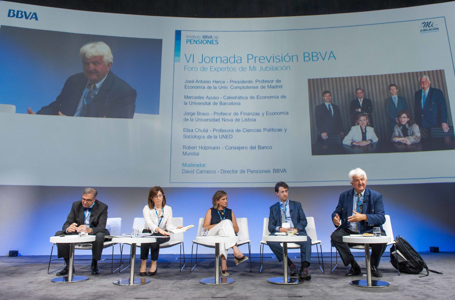 Fotografia de Foro expertos pensiones jubilacion BBVA