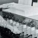 Fotografía de 1967 Bancomer Incia en México los primeros proceso de automatizacóión de los sistemas BBVA