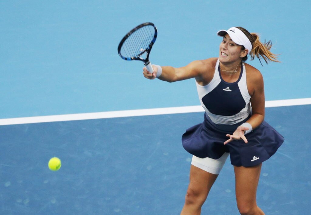 Garbiñe Muguruza en acción en el China Open de Pekín 2015. Foto: EFE Fotografía de Garbiñe Muguruza en acción en el China Open de Pekín 2015