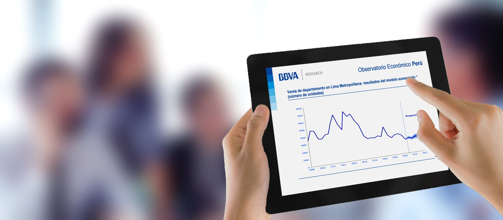 BBVA Research predice venta de departamentos en Lima usando Google Fotografía de informe inmobiliario de BBVA Research
