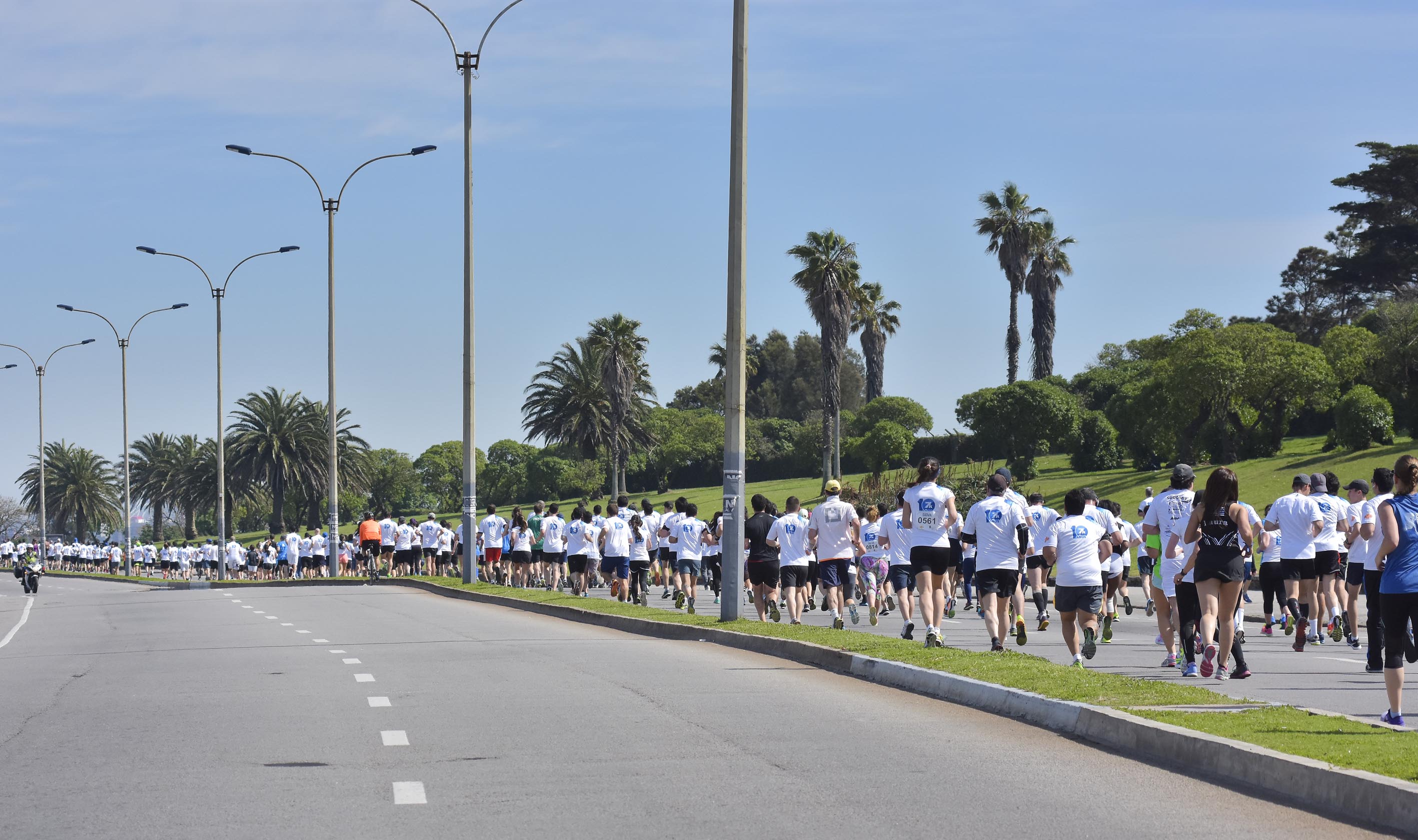 Participantes carrera 7K de BBVA Uruguay