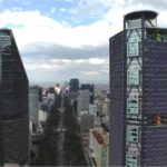 Vista panorámica de la Torre BBVA Bancomer