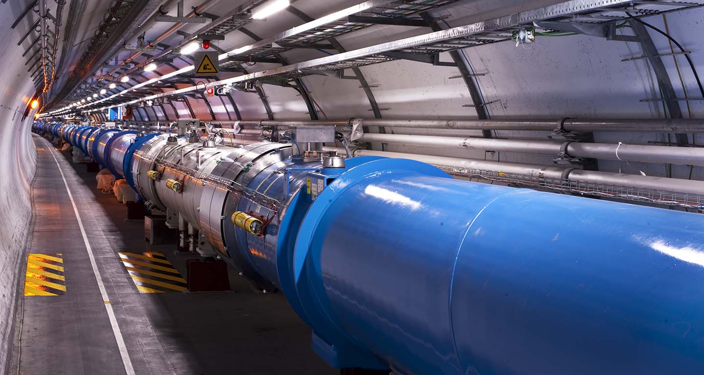 Imagen del Detalle del Gran Colisionador de Hadrones del CERN, cuyo trabajo se explica en las conferencias organizadas con la Fundación BBVA