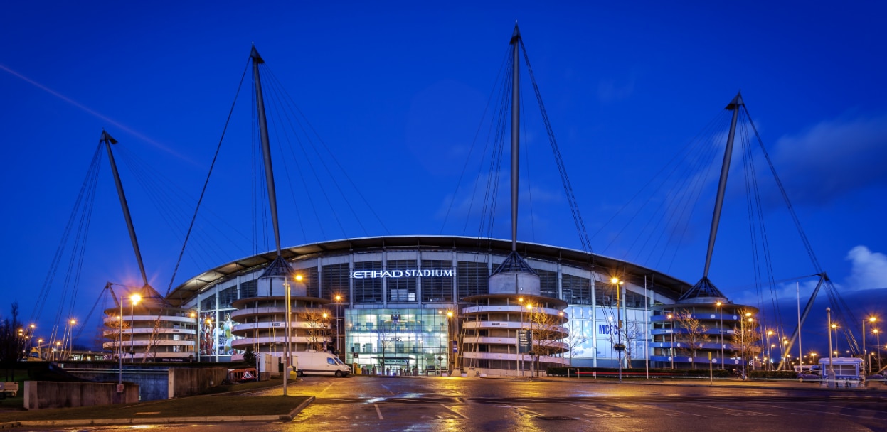 El estadio del Manchester City, el Etihad. El estadio del Manchester City, el Etihad.