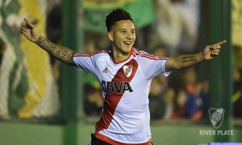 sebastian driussi-river plate. Foto: Prensa River Plate Fotografía sebastian driussi-river plate