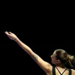 Pliskova, durante el WTA Finals y el partido ante Garbiñe Muguruza