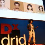 Angelica Dass durante su charla para TEDxMadrid 2013