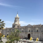 fotografía de la Catedral en la Plaza de Armas de Arequipa. BBVA