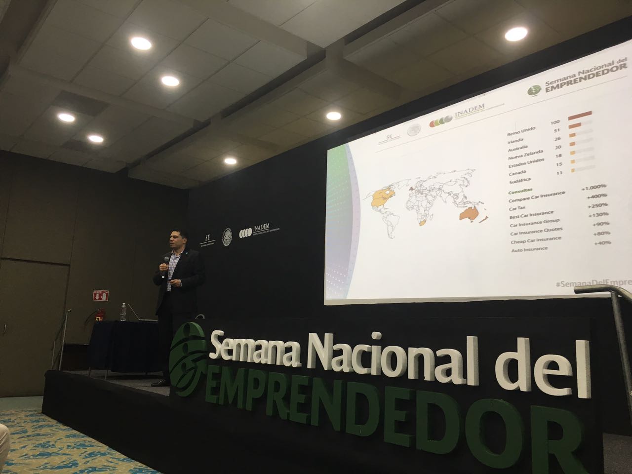 Gerardo Chincoya, Subdirector de wibe durante la Semana del Emprendedor Gerardo Chincoya, Subdirector de wibe durante la Semana del Emprendedor