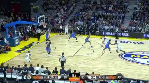 NBA Globla Games 2016 OKC Thunder Real Madrid por BBVA