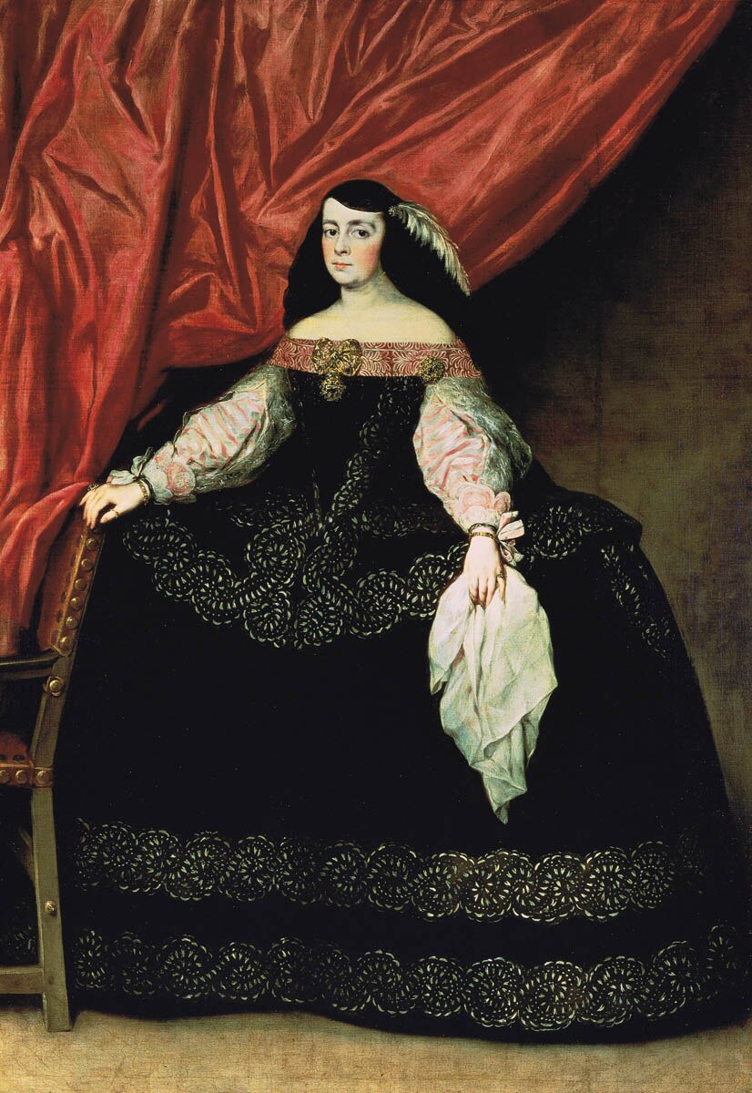 Fotografía del cuadro de Doña María de Vera y Gasca, Juan Carreño de Miranda Colección BBVA