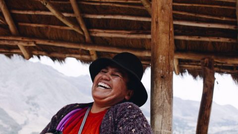 Fotografía de Mujer clienta de la Fundación Microfinanzas BBVA