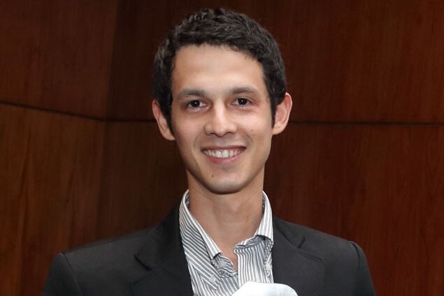 Óscar Benítez, ganador Pymes al Éxito BBVA Paraguay Fotografía Ganador Pymes al Éxito BBVA Paraguay