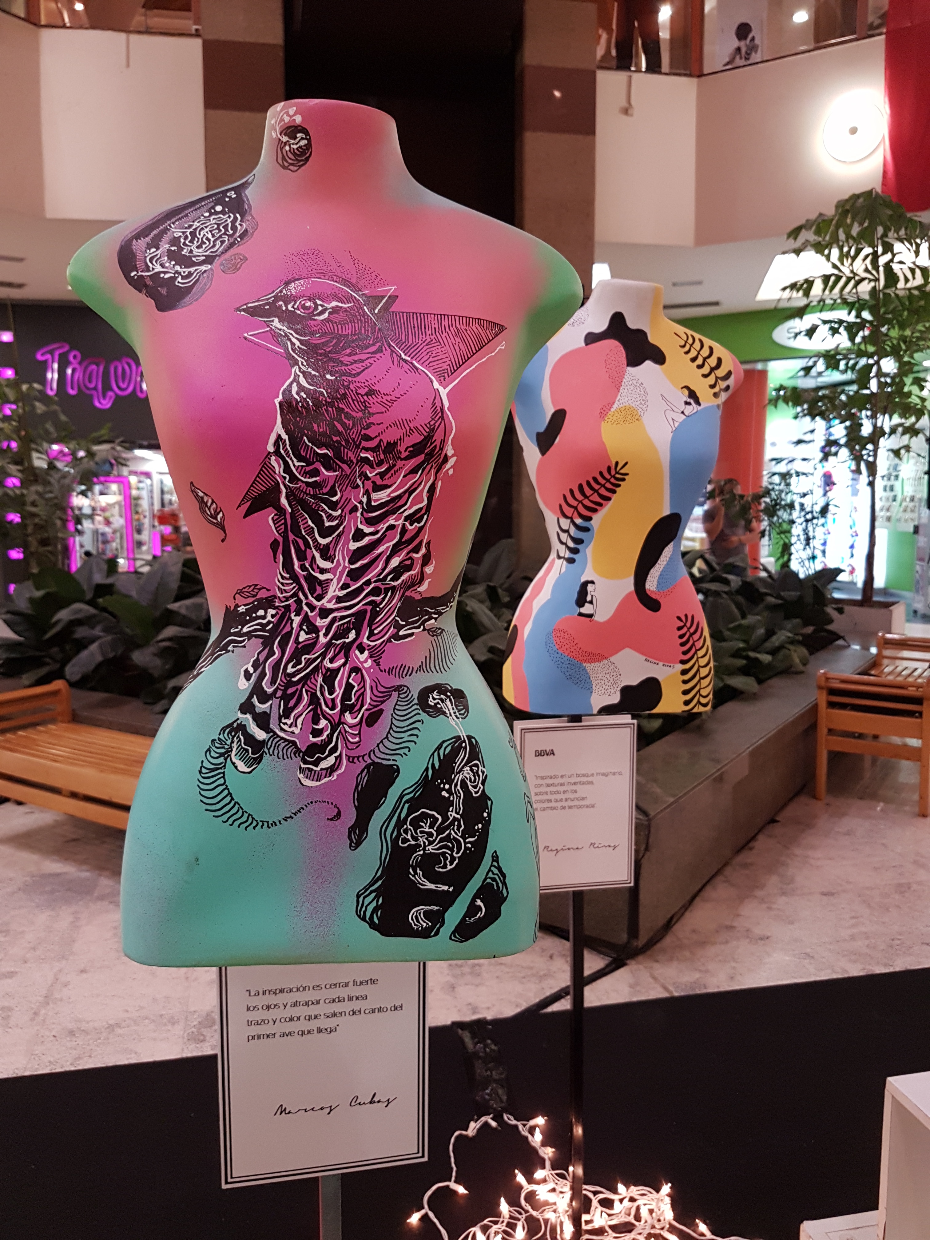 Maniquíes intervenidos