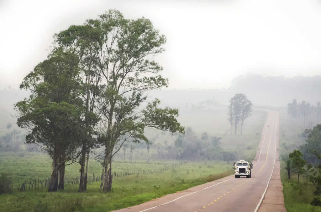 Ruta en el interior de Paraguay Ruta paraguaya