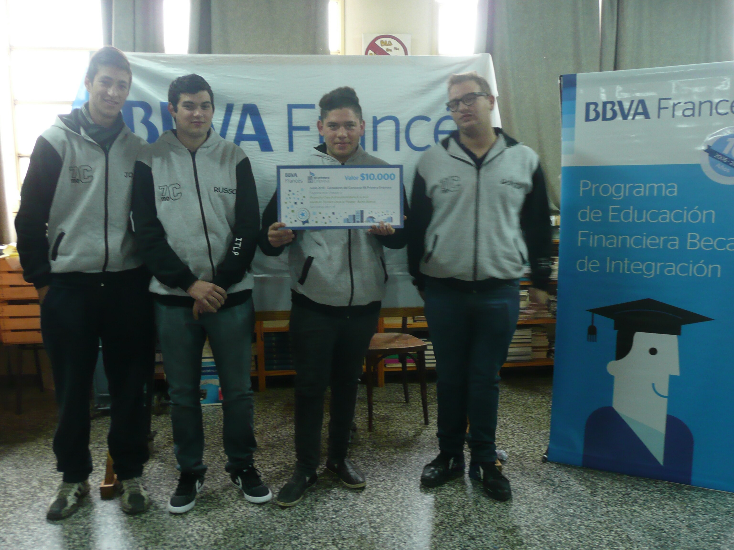 Premiación Mi primera empresa BBVA Francés Bahía Blanca