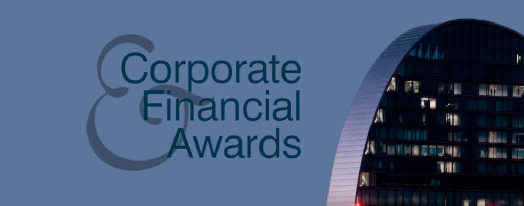 corporate financial awards