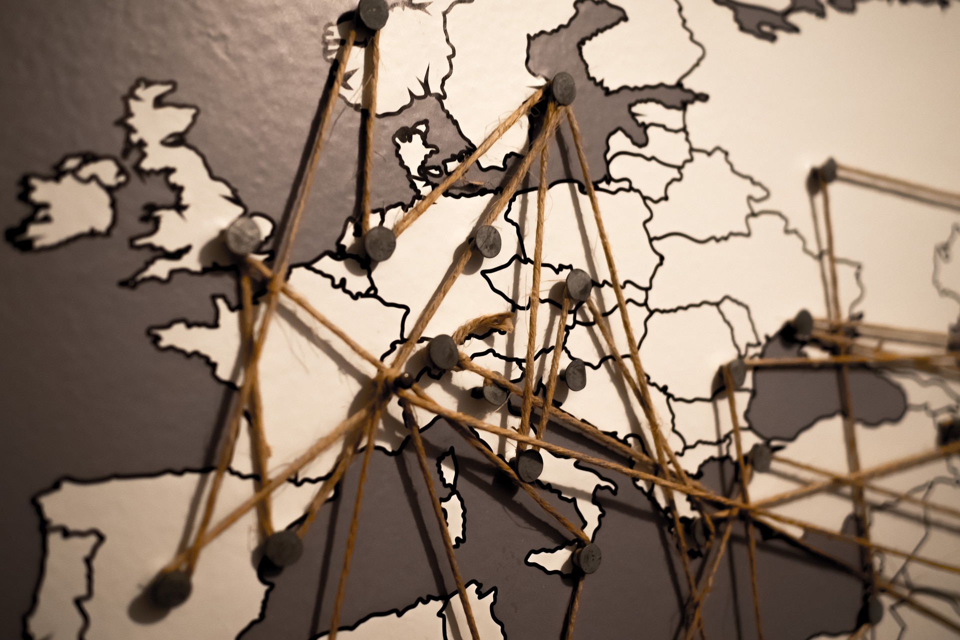 mapa europa viajes recursos ruta Mapa de Europa