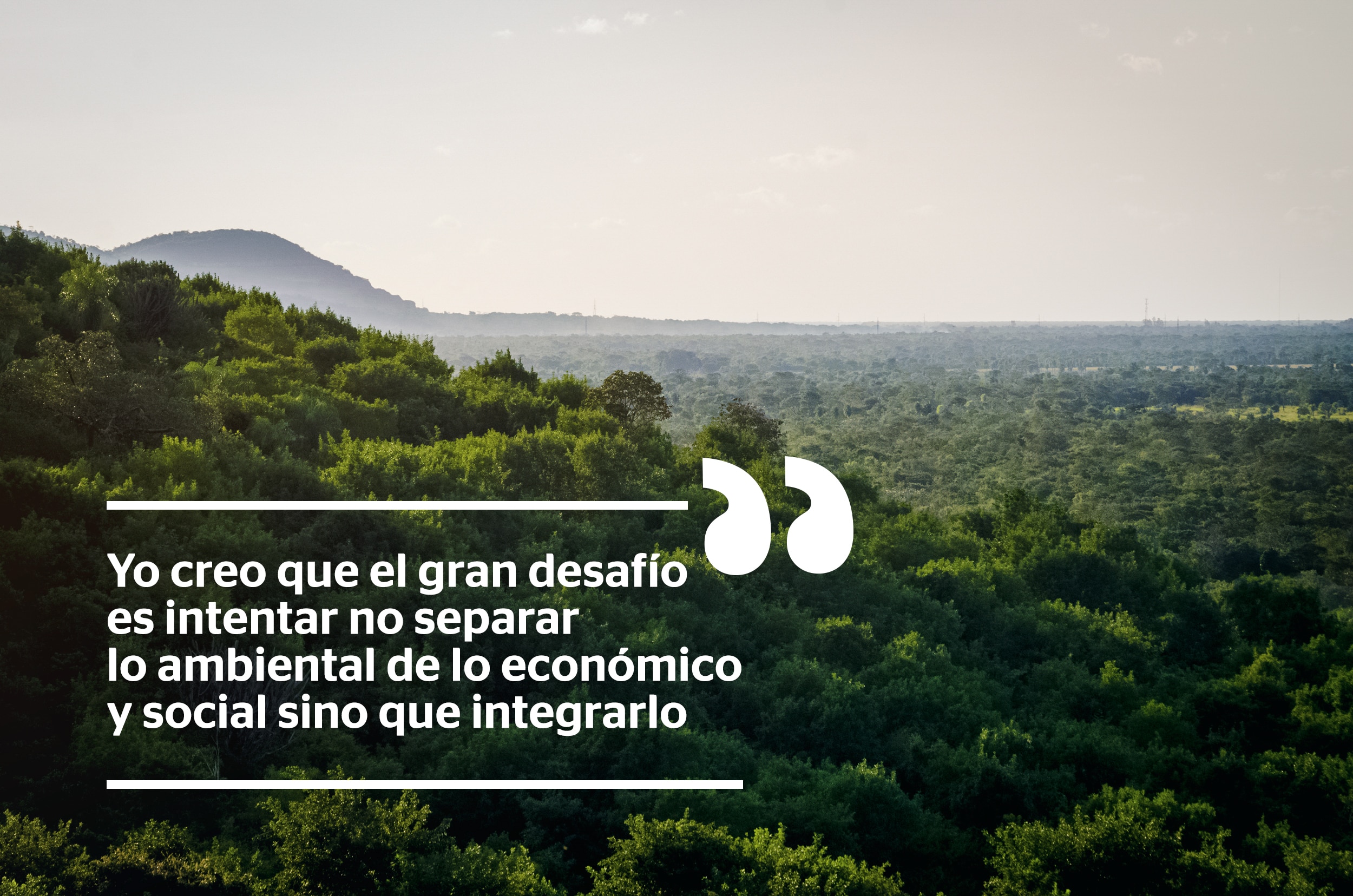 Imagen de cerros y vegetación en Paraguay Paisaje paraguayo