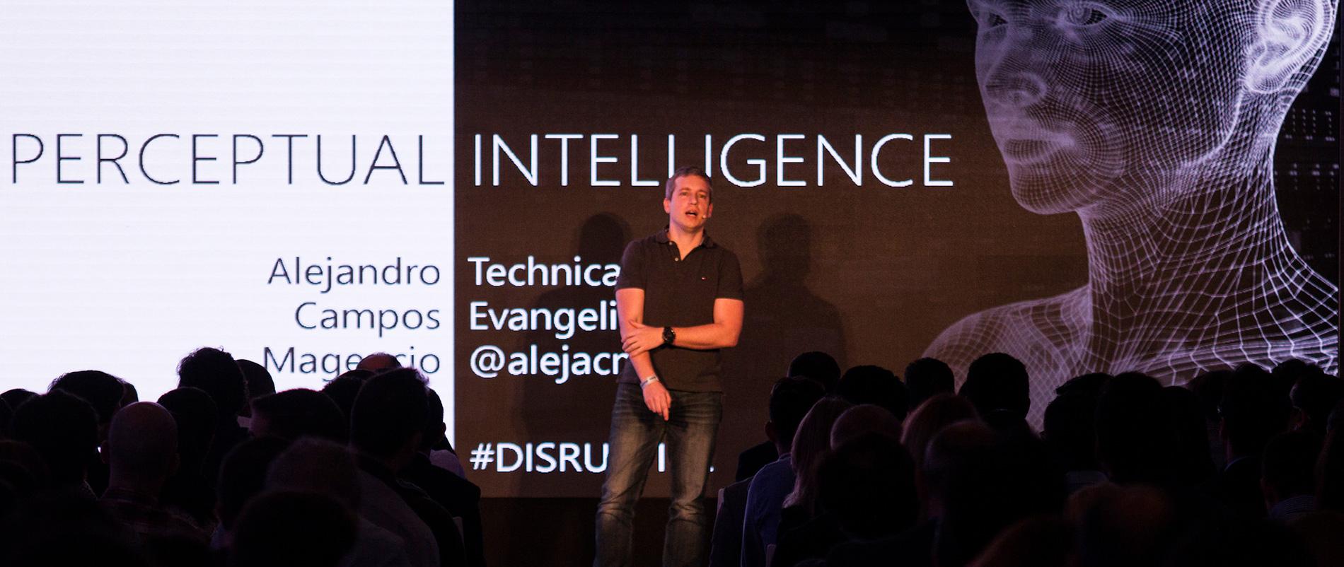 Disruptive2016 presentación inteligencia perceptual