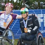 Fotografía de Francisco Sanclemente y el canadience Redzuan Razak, tercero en la competencia.