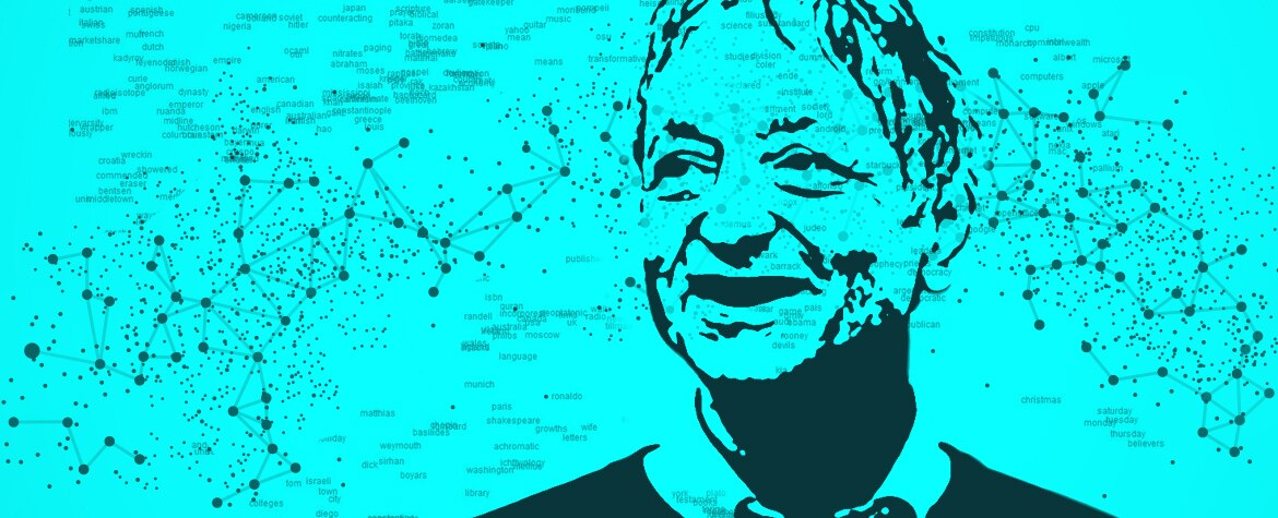 Retrato de Geoffrey Hinton, premio Fundación BBVA Fronteras del Conocimiento en TIC 2017 Imagen de Geoffrey Hinton, premio Fundación BBVA Fronteras del Conocimiento en TIC