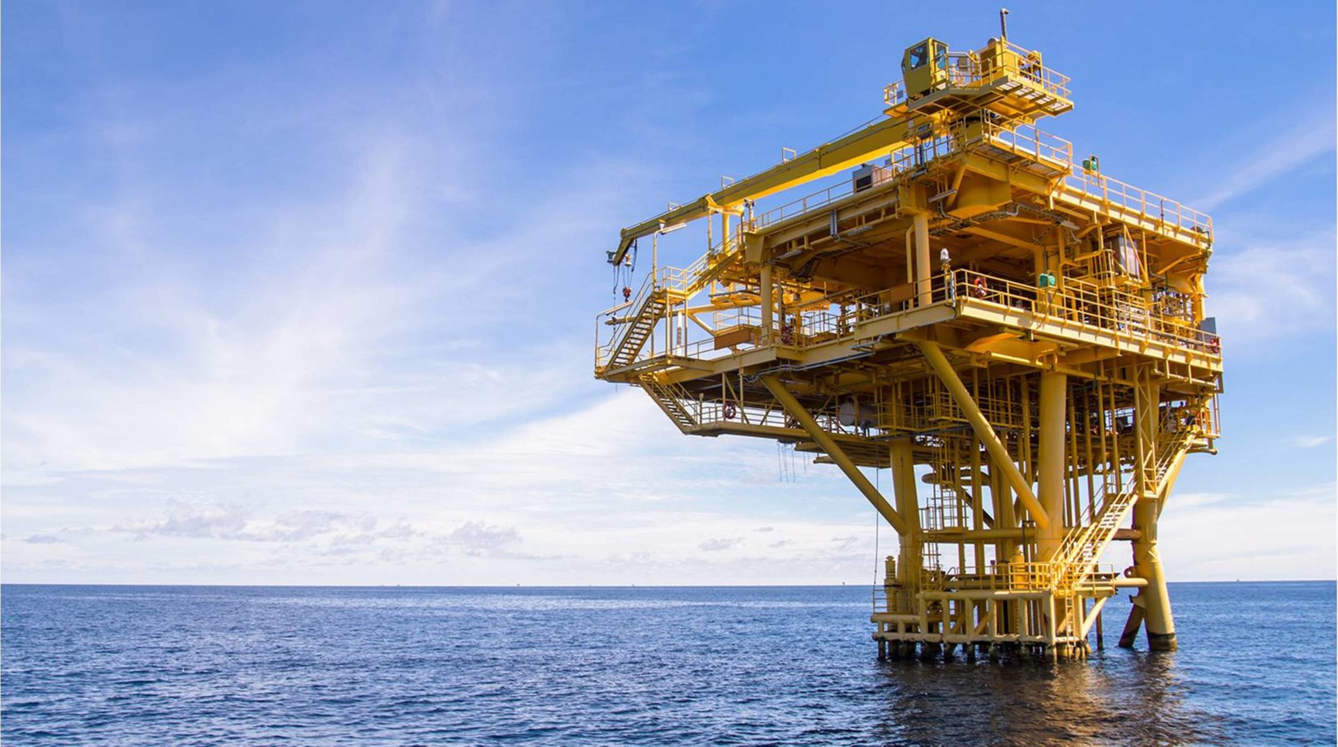 Plataforma para extracción de petróleo en México