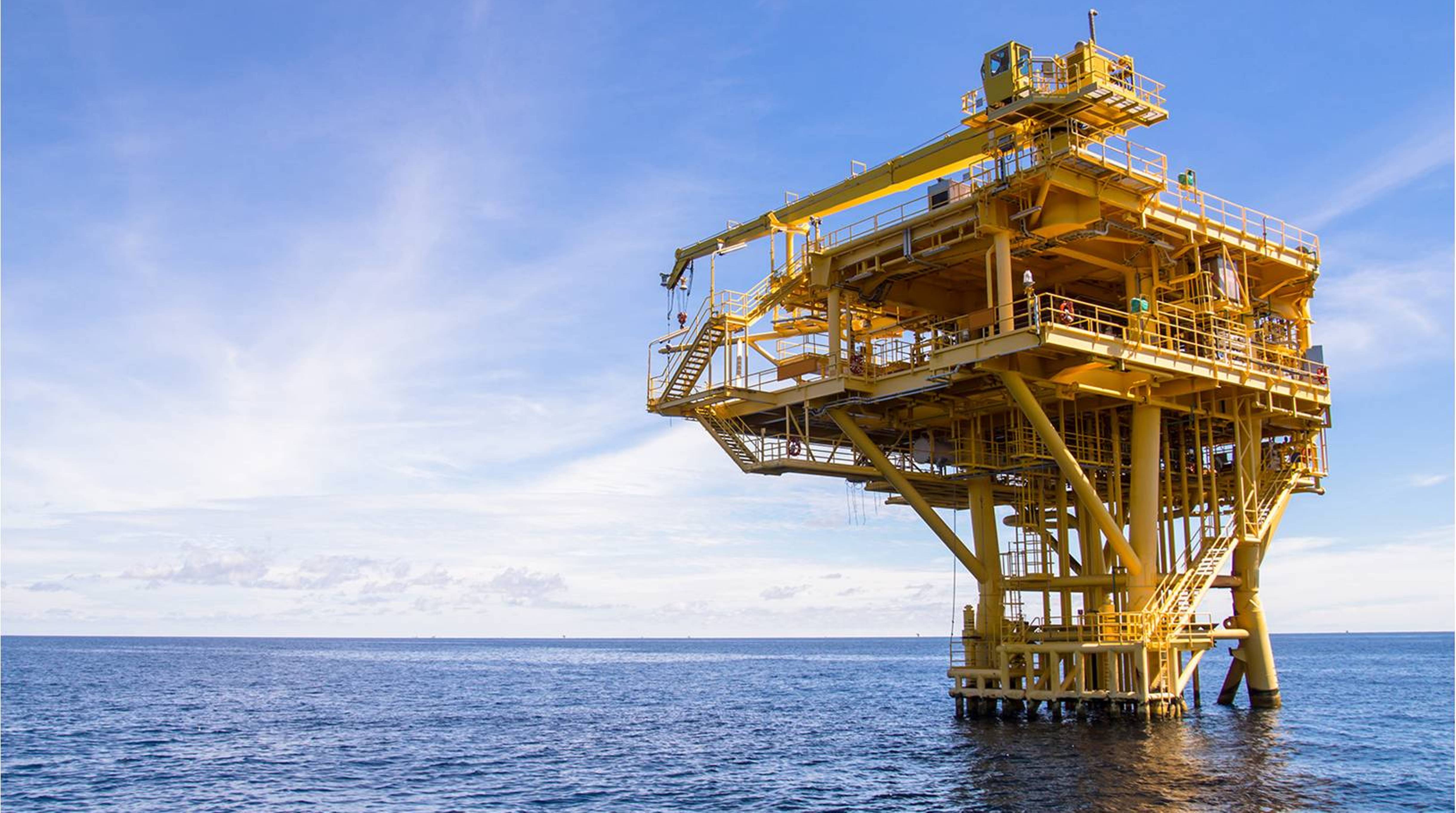Platafoma para extracción de petróleo en México Platafoma para extracción de petróleo en México