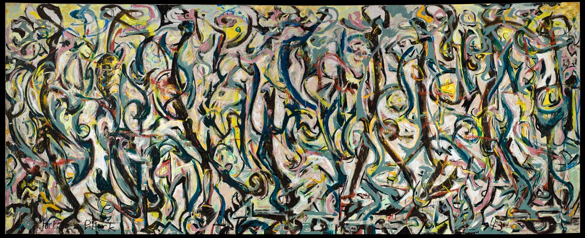 Pollock_Mural 1943_© The Pollock-Krasner Foundation, VEGAP, Bilbao, 2016 Pollock_Mural 1943_© The Pollock-Krasner Foundation, VEGAP, Bilbao, 2016